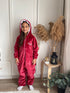 Snuggs Kids Blanket Onesie Dark Red فانوس رمضان